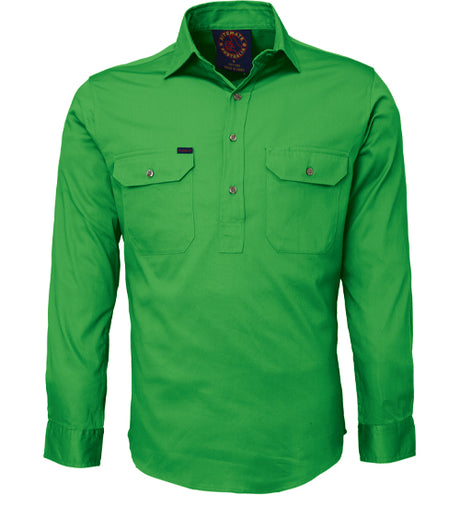 Closed Front L/S Shirt