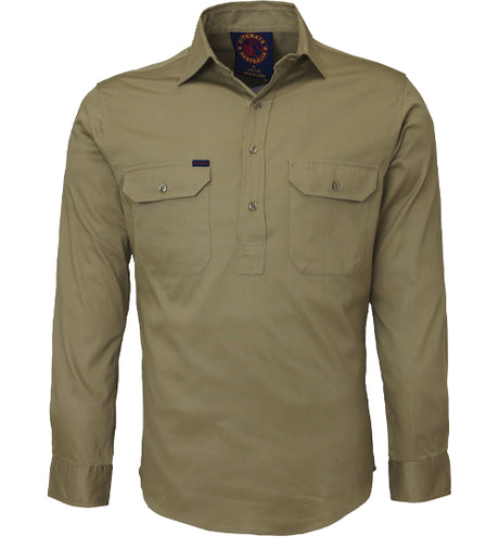 Closed Front L/S Shirt