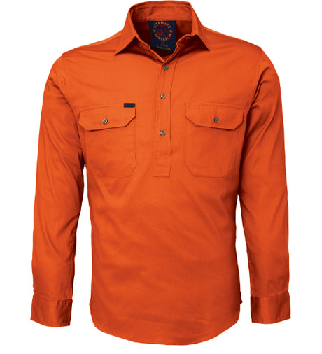Closed Front L/S Shirt