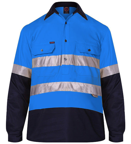 Closed Front L/S Two Tone 50mm Reflective Tape