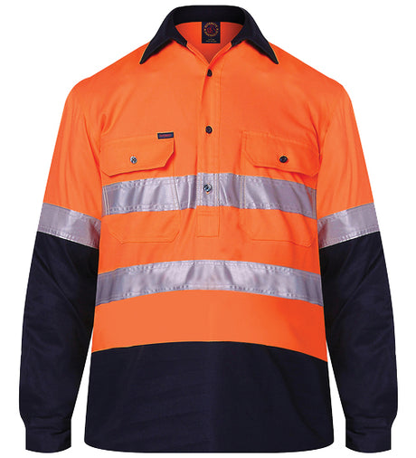 Closed Front L/S Two Tone 50mm Reflective Tape