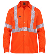 Open Front L/S 50mm Reflective Tape "X" Design