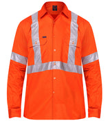 Open Front L/S 50mm Reflective Tape "X" Design