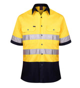 Vented Open Front L/W S/S 50mm Reflective Tape