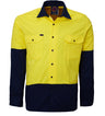 Vented Open Front Two Tone L/W L/S