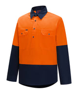 Vented Closed Front Two Tone L/W L/S