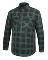 Flannelette Shirt Men's Closed Front