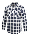 Flannelette Shirt Men's Closed Front