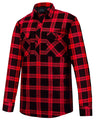 Flannelette Shirt Men's Closed Front