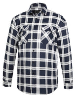 Flannelette Shirt Men's Open Front