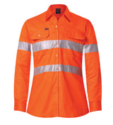 Ladies Vented Light Weight Open Front