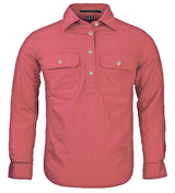 Kids Pilbara Closed Front L/S Shirt