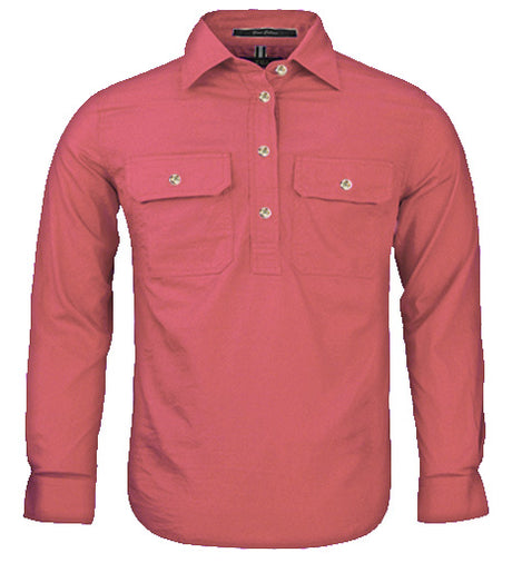 Kids Pilbara Closed Front L/S Shirt