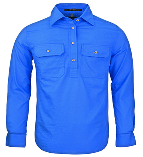 Kids Pilbara Closed Front L/S Shirt