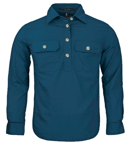 Kids Pilbara Closed Front L/S Shirt