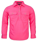 Kids Pilbara Closed Front L/S Shirt