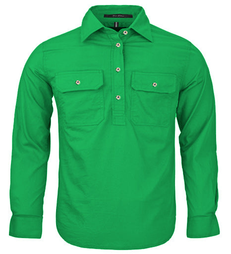 Kids Pilbara Closed Front L/S Shirt