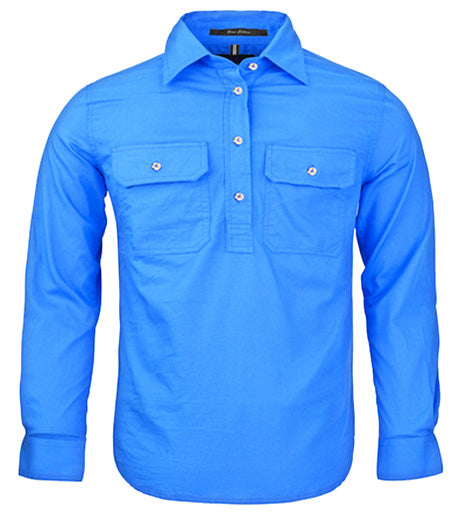Kids Pilbara Closed Front L/S Shirt