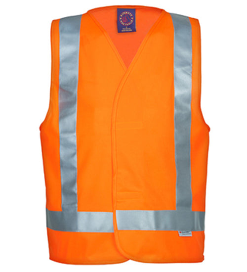 Hi Vis Vest With  50mm Reflective Tape
