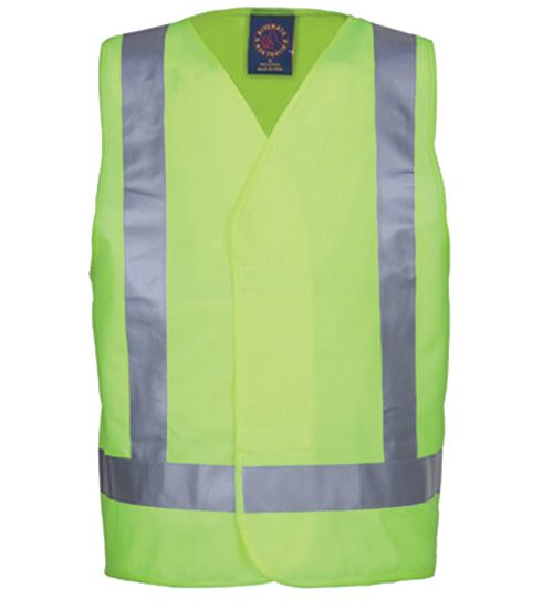 Hi Vis Vest With  50mm Reflective Tape