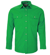 Men's Pilbara Open Front L/S Shirt