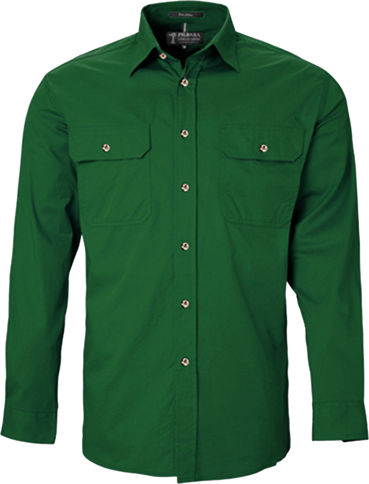 Men's Pilbara Open Front L/S Shirt