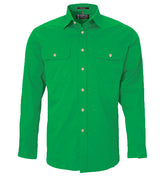 Men's Pilbara Open Front L/S Shirt