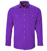 Men's Pilbara Open Front L/S Shirt