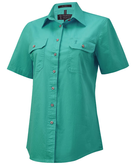 Women's Pilbara Open Front S/S Shirt