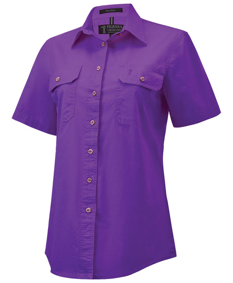 Women's Pilbara Open Front S/S Shirt