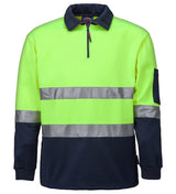 Half Zip Fleece Pullover With 50mm Reflective Tape