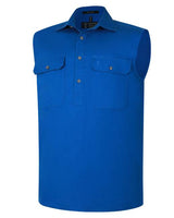 Pilbara Men's Closed Front Sleeveless Shirt