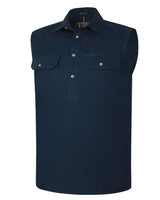 Pilbara Men's Closed Front Sleeveless Shirt