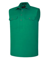 Pilbara Men's Closed Front Sleeveless Shirt