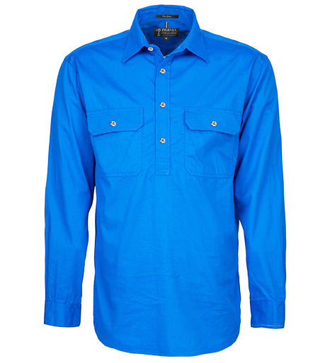 en's Pilbara Heavy Weight Closed Front L/S Shirt