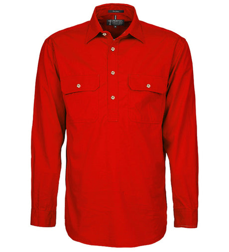 en's Pilbara Heavy Weight Closed Front L/S Shirt