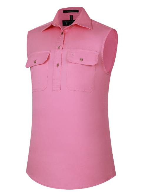 Pilbara Women's Closed Front Sleeveless Shirt