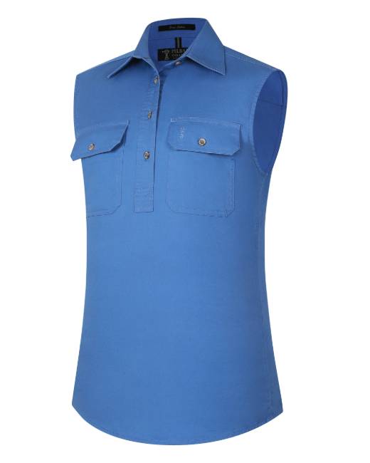 Pilbara Women's Closed Front Sleeveless Shirt