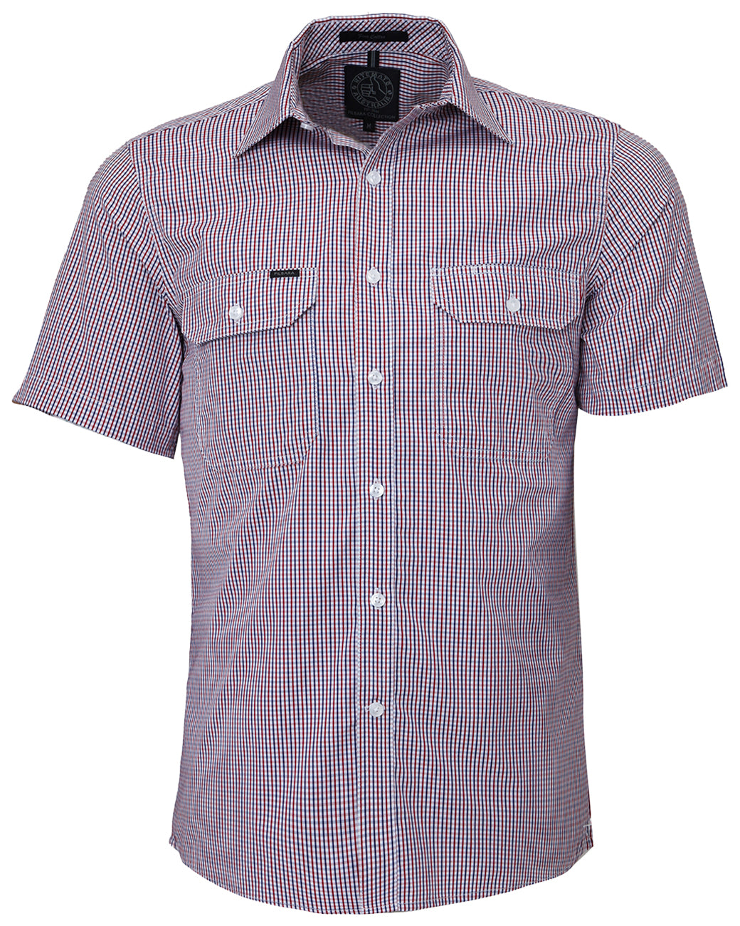 Pilbara Men's S/S Shirt, Double Pockets
