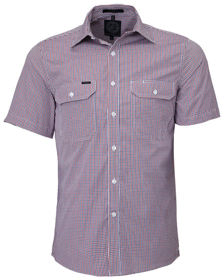 Pilbara Men's S/S Shirt, Double Pockets