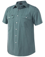 Pilbara Men's S/S Shirt, Double Pockets