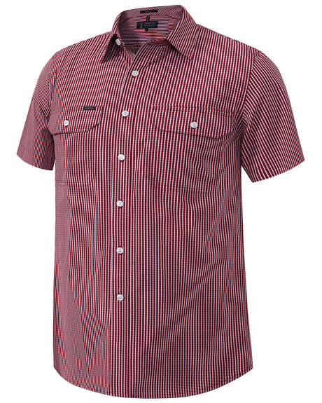 Pilbara Men's S/S Shirt, Double Pockets