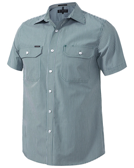 Pilbara Men's S/S Shirt, Double Pockets