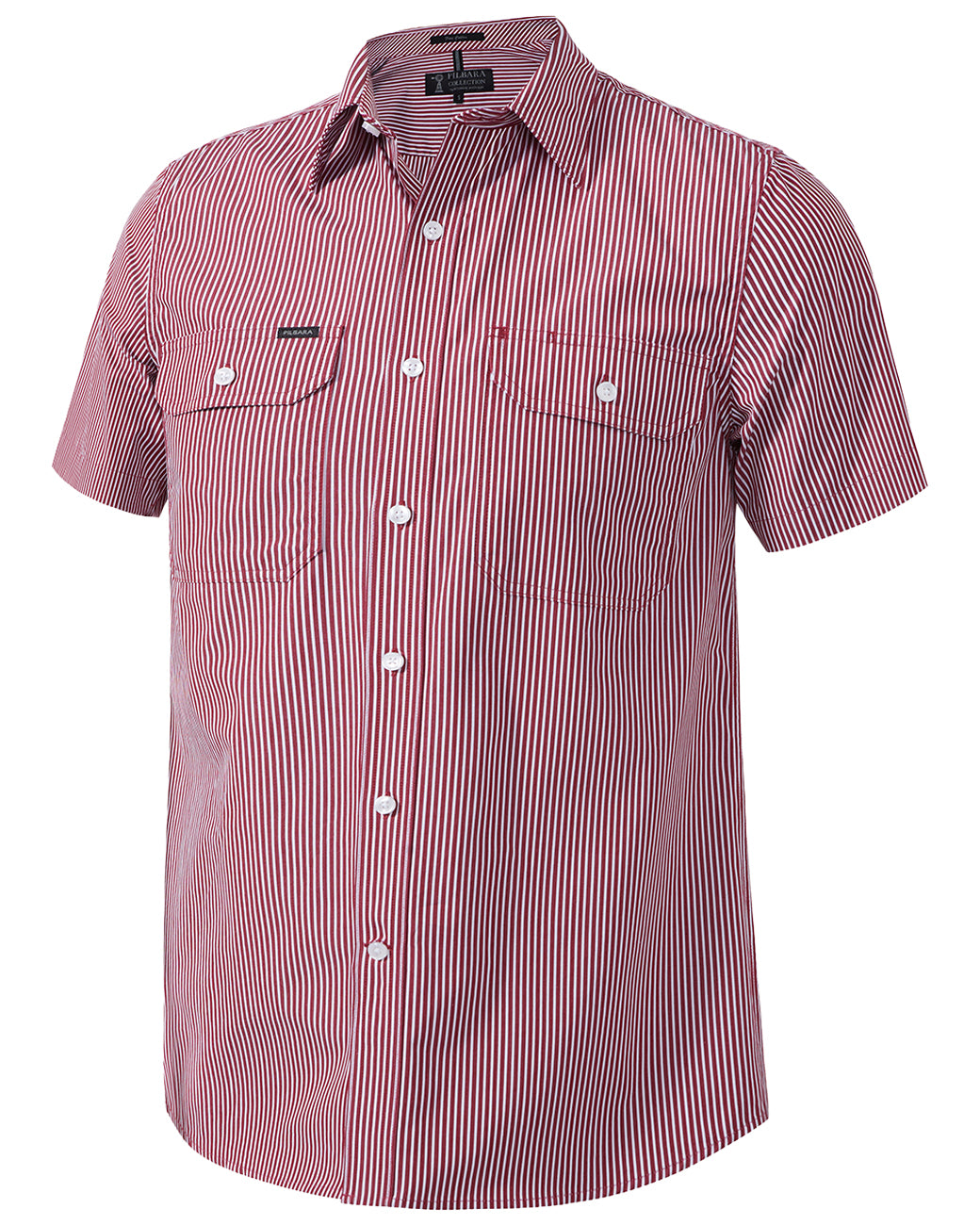 Pilbara Men's S/S Shirt, Double Pockets