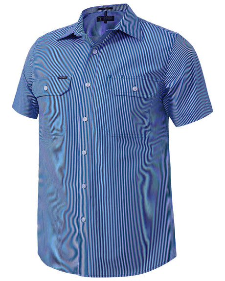 Pilbara Men's S/S Shirt, Double Pockets
