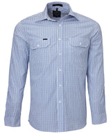 Pilbara Men's L/S Shirt, Double Pockets