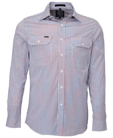 Pilbara Men's L/S Shirt, Double Pockets