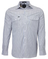 Pilbara Men's L/S Shirt, Double Pockets