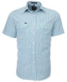 Pilbara Men's S/S Check Shirt, Double Pockets