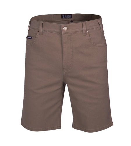 Pilbara Men's Cotton Stretch Jean Short